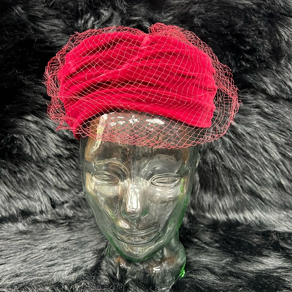 Merlot red Vintage Hat